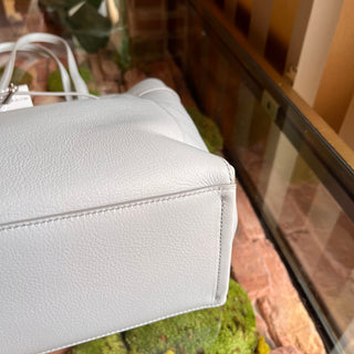 GIVENCHY Voyou North South Small Light Grey Calfskin Tote