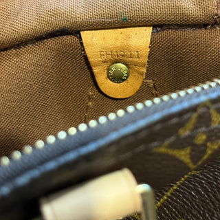 LOUIS VUITTON Speedy 25 Brown Monogram Canvas Satchel