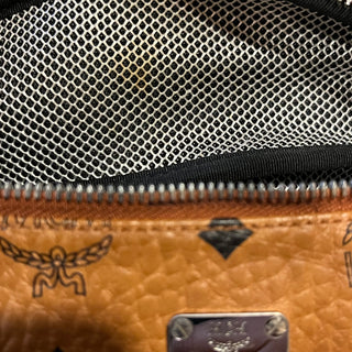 MCM Tan Visetos Monogram Canvas Belt Bag