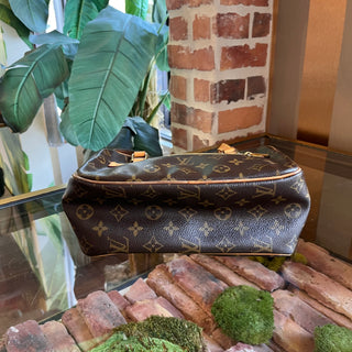 LOUIS VUITTON Cite MM Monogram Brown Canvas Shoulder Bag