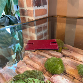 HERMES Rodrigue Rouge H Chevre My Sore Card Wallet