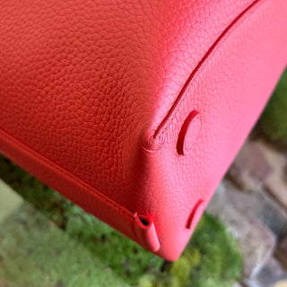 TIFFANY & CO. Return to Tiffany Heart Red Leather Tote Bag