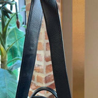 PRADA Black Monochrome Saffiano Leather Tote