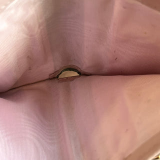 PRADA Small Gray Pink Saffiano Smooth Leather Wallet