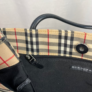 BURBERRY Vintage Check Canvas Tote