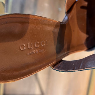 GUCCI  Zip Web Lifford Platform Sandals 36.5