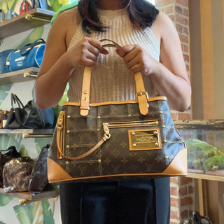 LOUIS VUITTON Riveting Limited Edition Monogram Canvas Shoulder Bag