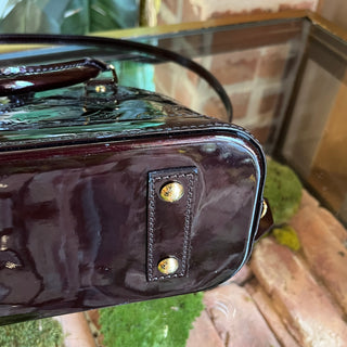 LOUIS VUITTON Alma BB Amarante Vernis Top Handle