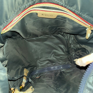 MZWAWLLACE Metro Gray Quilted Nylon Tote