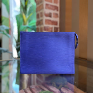 LOUIS VUITTON Purple Epi Leather Toiletry Pouch