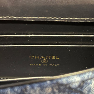 CHANEL Coco Handle Denim Washed Top Handle