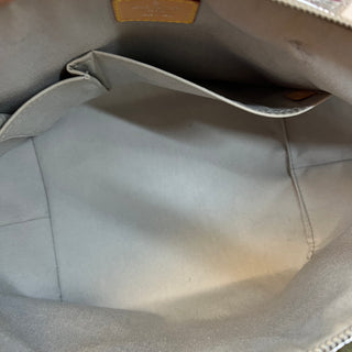 LOUIS VUITTON Bellevue PM Silver Monogram Miroir Tote Bag