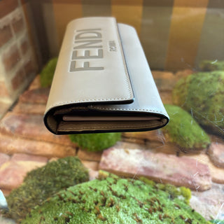 FENDI Roma Continental Taupe Wallet
