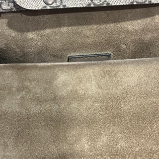 GUCCI Dionysus Beige GG Supreme Monogram Canvas Top Handle Bag