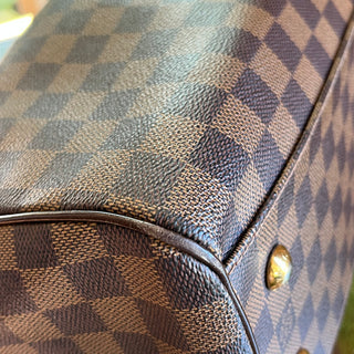 LOUIS VUITTON Trevi GM Brown Damier Ebene Canvas Tote