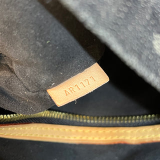 LOUIS VUITTON  Daily PM Black Denim Monogram Denim Bag