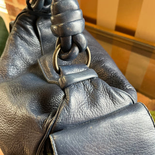 BOTTEGA VENETA Cocker Intrecciato-Trimmed Cervo Leather Hobo Bag