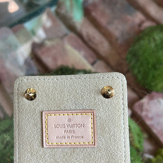 LOUIS VUITTON Mini Folding Monogram Canvas Brown Jewelry Case