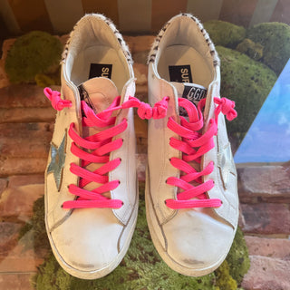 GOLDEN GOOSE White Pink Superstar Sneakers SZ 40 (US 10)