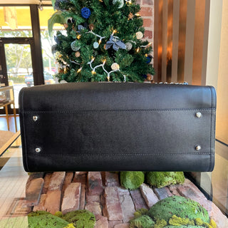 CHANEL Deauville Large Studded Caviar Leather Tote Bag