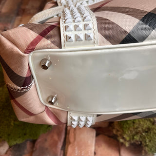 BURBERRY Rachel Small Studded Super Nova Tote Bag