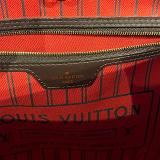 LOUIS VUITTON Neverfull MM Damier Ebene Canvas Tote