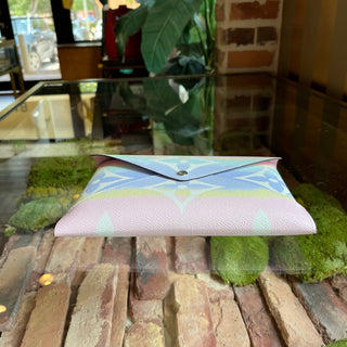 LOUIS VUITTON Pastel Giant Escale Canvas Kirigami Pastels Pouch