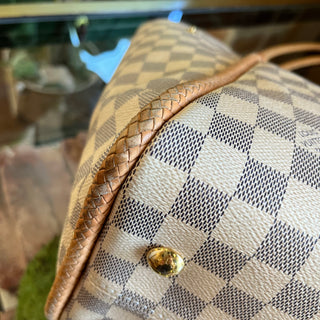 LOUIS VUITTON Propriano Damier Azur Shoulder Bag