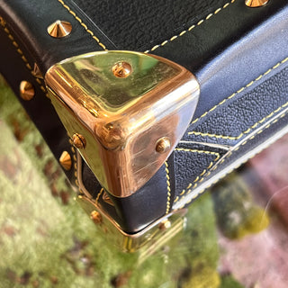 LOUIS VUITTON Le Talentueux Navy Suhali Leather Shoulder Bag