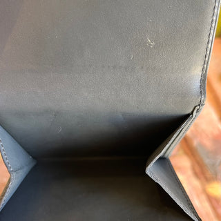 LOUIS VUITTON Elise Gray Matte Vernis Leather Wallet