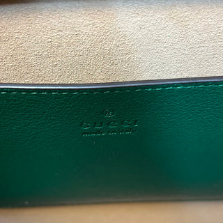 GUCCI Diana Small Green Grain Calfskin Leather Tote Bag