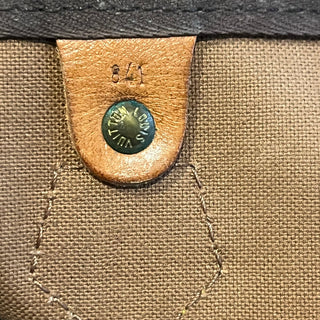LOUIS VUITTON Speedy 40 Brown Monogram Canvas Vintage Satchel Bag