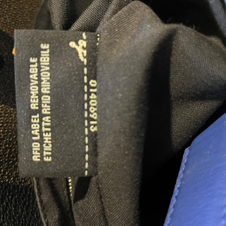 FENDI Pequin Stripe Coated Canvas Hobo Bag