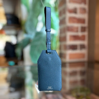 HERMÈS Endless Road Bleu de Prusse Togo, Swift & Clemence Calfskin Leather Luggage Tag