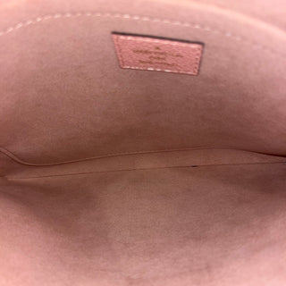 LOUIS VUITTON Daily Pouch Rose Poudre Monogram Canvas Clutch