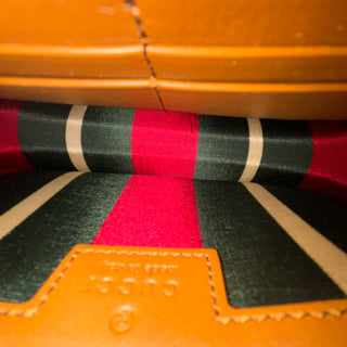 GUCCI GG Emblem Wallet with Leather Strap