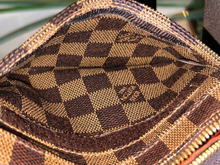 LOUIS VUITTON Vintage Damier Ebene Geronimos Belt Bag