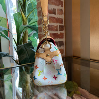 LOUIS VUITTON Beverly White Monogram Multicolor Canvas Shoulder Bag