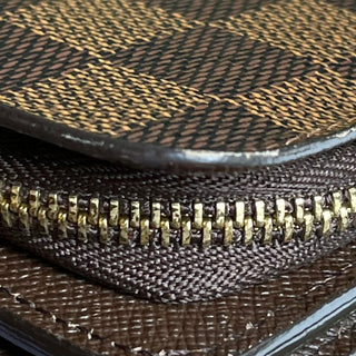 LOUIS VUITTON Damier Ebene Compact Zip Bifold Wallet