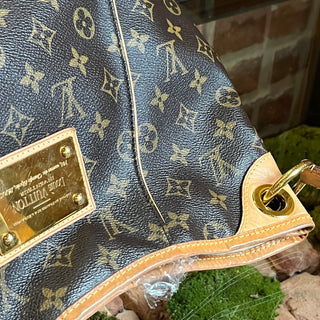 LOUIS VUITTON Galleria PM Brown Monogram Canvas Hobo Bag