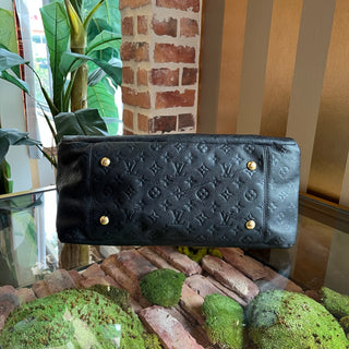 LOUIS VUITTON Artsy Black Empriente Leather Hobo