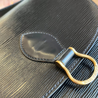 LOUIS VUITTON Saint Cloud GM Black Epi Leather Shoulder Bag
