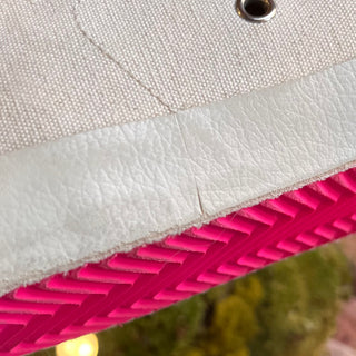 GOLDEN GOOSE Superstar Private Edt White/Pink Canvas Sneakers SZ 38 (US 8)