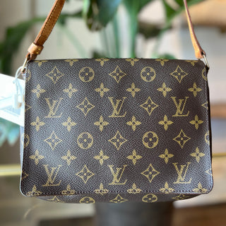 LOUIS VUITTON Vintage Monogram Musette Tango Shoulder Bag