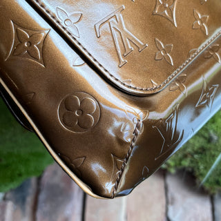 LOUIS VUITTON Thompson Street Bronze Vernis Shoulder Bag