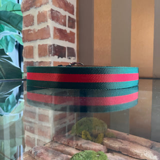 GUCCI Web Stripe Canvas Belt SZ 85/34