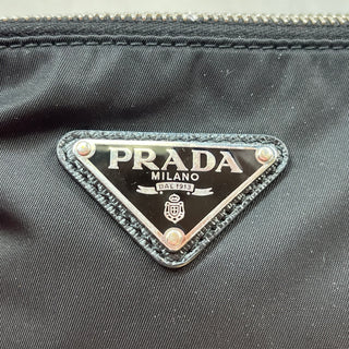 PRADA Re-Edition 2000 Double Zip Black Re-Nylon Shoulder Bag