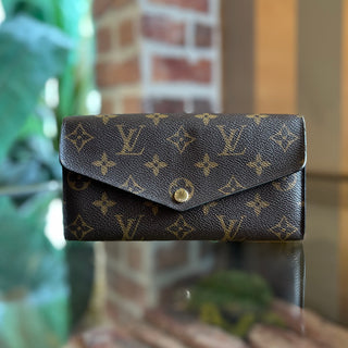 LOUIS VUITTON Sarah Poppy Coquelicot Monogram Wallet