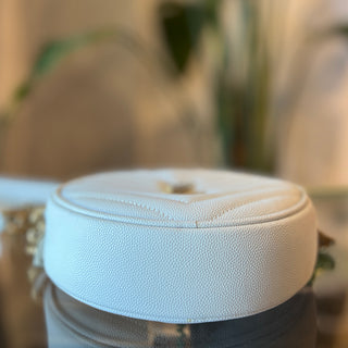SAINT LAURENT Grain De Poudre Round Crossbody