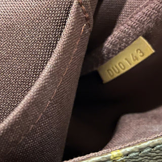LOUIS VUITTON Favorite PM Monogram Canvas Brown Shoulder Bag